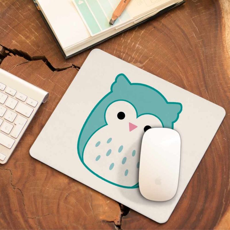 PC, gaming si accesorii - Periferice PC - Mousepad - Mousepad Squishmallows Bufnita Atena CoolTrend, 21x19cm - Infinity.ro