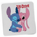 PC, gaming si accesorii - Periferice PC - Mousepad - Mousepad Stitch Angel Hug Valentines Day Dragobete CoolTrend, 21x19cm - Infinity.ro