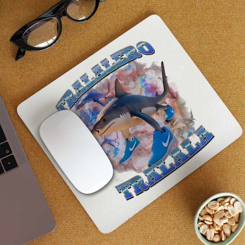 PC, gaming si accesorii - Periferice PC - Mousepad - Mousepad Italian Meme Tralalero Brainrot CoolTrend, 21x19cm - Infinity.ro