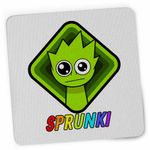PC, gaming si accesorii - Periferice PC - Mousepad - Mousepad Sprunki Lime Square Music Game CoolTrend, 21x19cm - Infinity.ro