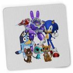 PC, gaming si accesorii - Periferice PC - Mousepad - Mousepad Robogobo Bluey Sonic Super Pisicute CoolTrend, 21x19cm - Infinity.ro