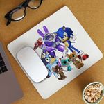 PC, gaming si accesorii - Periferice PC - Mousepad - Mousepad Robogobo Bluey Sonic Super Pisicute CoolTrend, 21x19cm - Infinity.ro