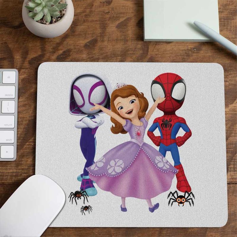 PC, gaming si accesorii - Periferice PC - Mousepad - Mousepad Sofia Intai Paienjenel Fantoma Paianjen CoolTrend, 21x19cm - Infinity.ro