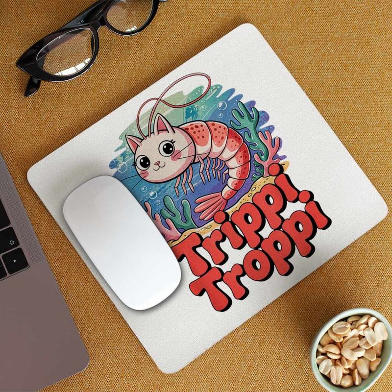 PC, gaming si accesorii - Periferice PC - Mousepad - Mousepad Meme Trippi Troppi Brainrot CoolTrend, 21x19cm - Infinity.ro