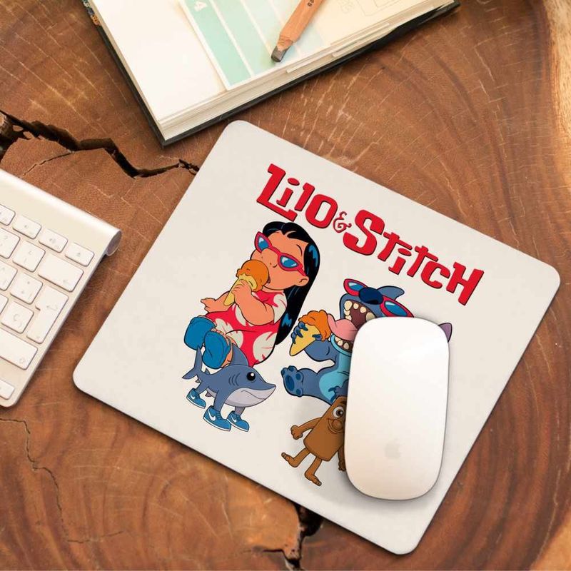 PC, gaming si accesorii - Periferice PC - Mousepad - Mousepad Lilo Stitch Cool Vibes CoolTrend, 21x19cm - Infinity.ro
