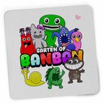 PC, gaming si accesorii - Periferice PC - Mousepad - Mousepad Garden of Banban All Gang Horror CoolTrend, 21x19cm - Infinity.ro
