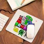 PC, gaming si accesorii - Periferice PC - Mousepad - Mousepad Garden of Banban All Gang Horror CoolTrend, 21x19cm - Infinity.ro