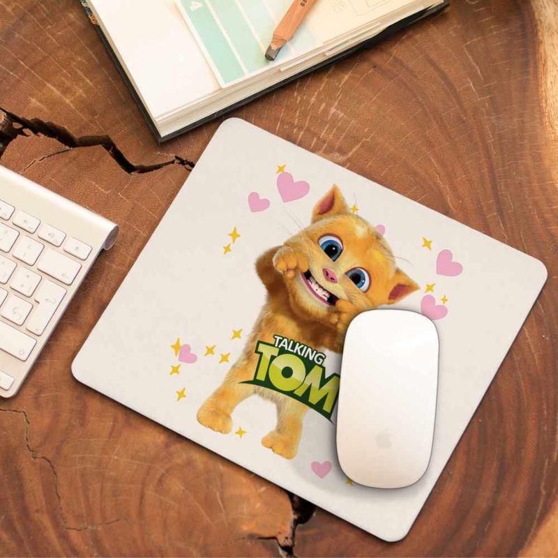 PC, gaming si accesorii - Periferice PC - Mousepad - Mousepad Ginger Talking Tom CoolTrend, 21x19cm - Infinity.ro