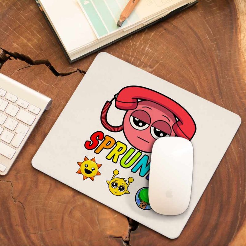 PC, gaming si accesorii - Periferice PC - Mousepad - Mousepad Sprunki Music Tele Beat CoolTrend, 21x19cm - Infinity.ro