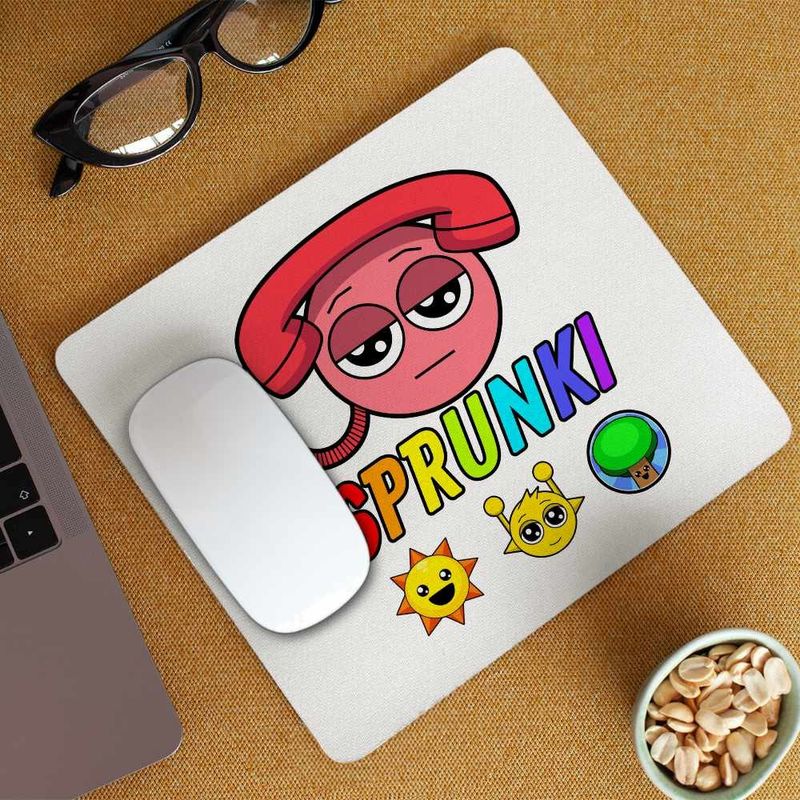 PC, gaming si accesorii - Periferice PC - Mousepad - Mousepad Sprunki Music Tele Beat CoolTrend, 21x19cm - Infinity.ro