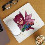 PC, gaming si accesorii - Periferice PC - Mousepad - Mousepad Pj Masks Owlette Eroi Pijamale CoolTrend, 21x19cm - Infinity.ro