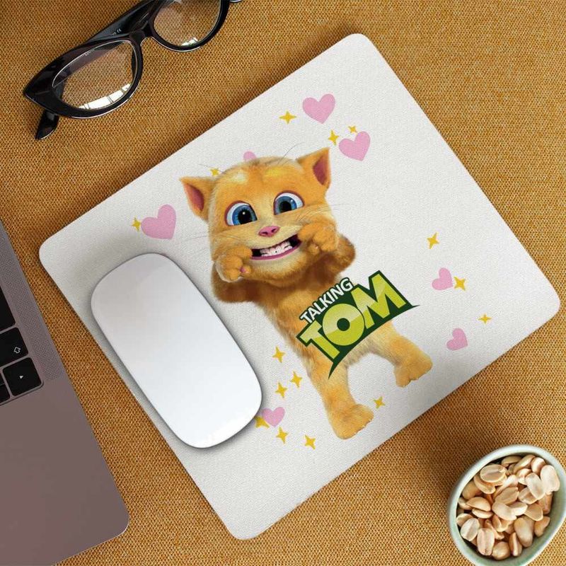 PC, gaming si accesorii - Periferice PC - Mousepad - Mousepad Ginger Talking Tom CoolTrend, 21x19cm - Infinity.ro