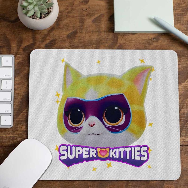 PC, gaming si accesorii - Periferice PC - Mousepad - Mousepad Sclipi Super Pisicute Sparks CoolTrend, 21x19cm - Infinity.ro