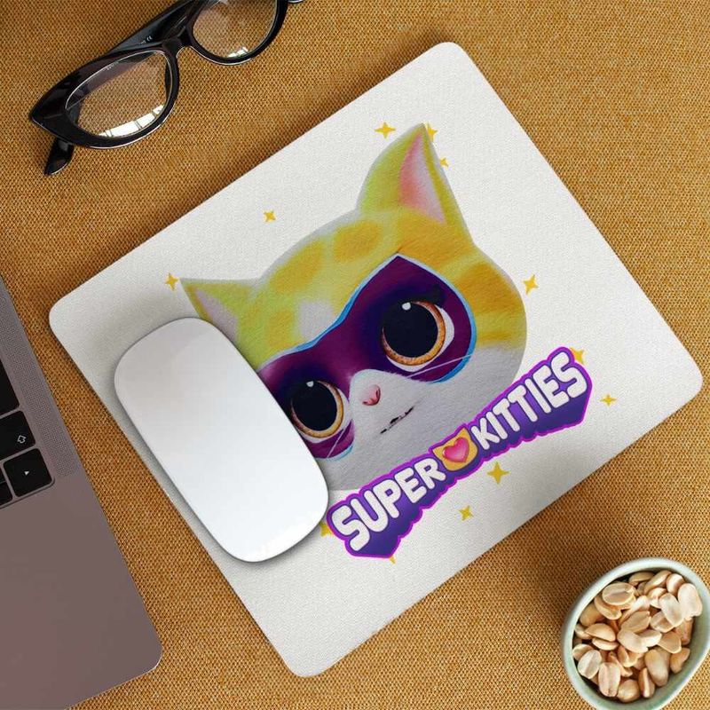 PC, gaming si accesorii - Periferice PC - Mousepad - Mousepad Sclipi Super Pisicute Sparks CoolTrend, 21x19cm - Infinity.ro