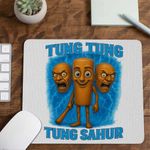 PC, gaming si accesorii - Periferice PC - Mousepad - Mousepad Tung Tung Tung Sahur Brainrot Meme CoolTrend, 21x19cm, albastru - Infinity.ro