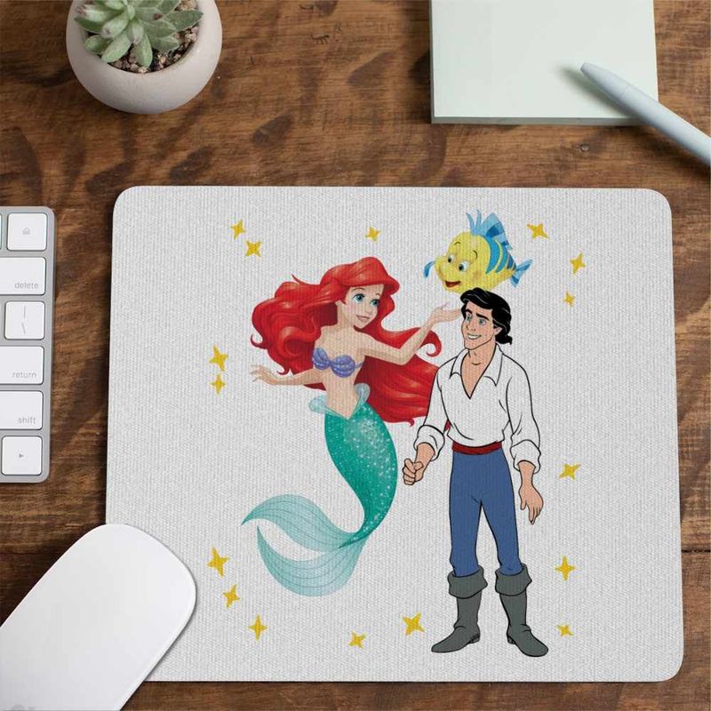 PC, gaming si accesorii - Periferice PC - Mousepad - Mousepad Ariel Eric Flounder Mica Sirena CoolTrend, 21x19cm - Infinity.ro