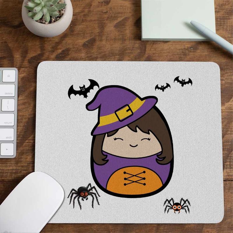 PC, gaming si accesorii - Periferice PC - Mousepad - Mousepad Squishmallows Vrajitoare Halloween Paianjen CoolTrend, 21x19cm - Infinity.ro