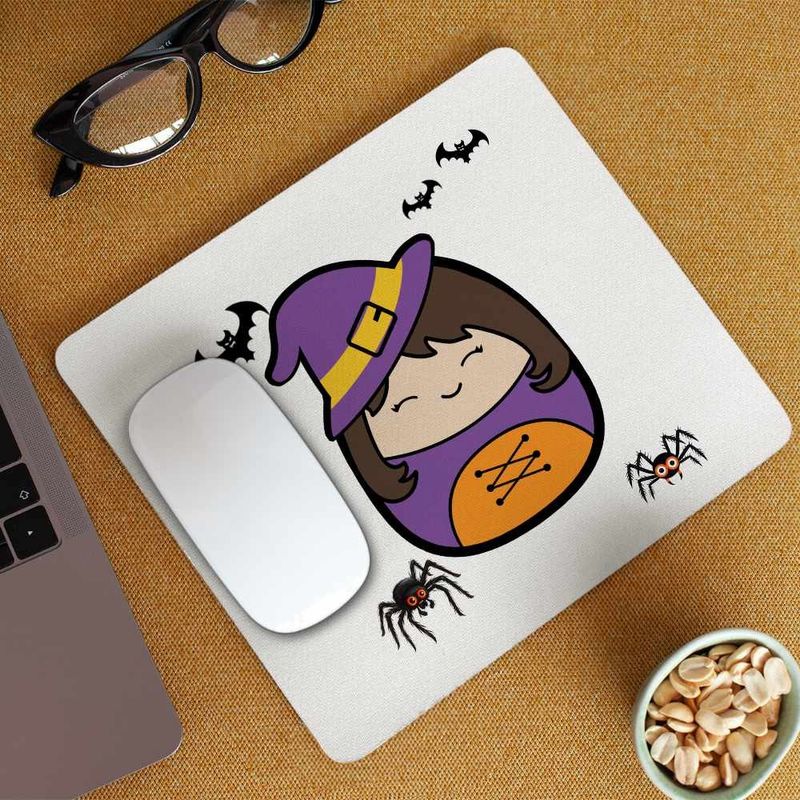 PC, gaming si accesorii - Periferice PC - Mousepad - Mousepad Squishmallows Vrajitoare Halloween Paianjen CoolTrend, 21x19cm - Infinity.ro