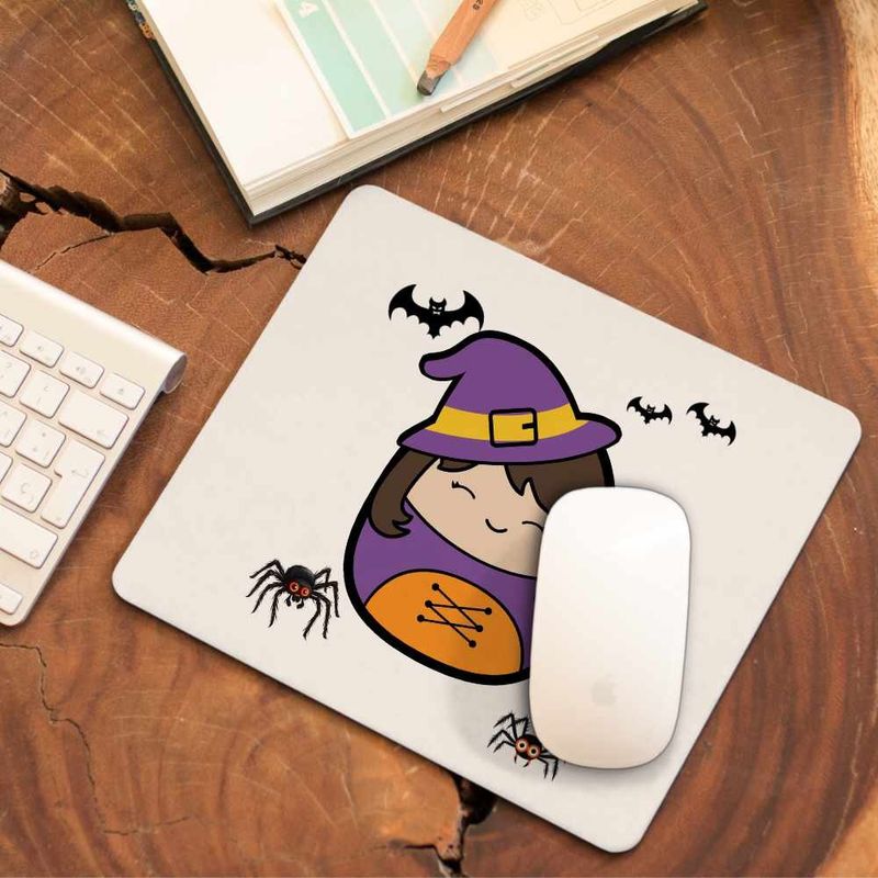 PC, gaming si accesorii - Periferice PC - Mousepad - Mousepad Squishmallows Vrajitoare Halloween Paianjen CoolTrend, 21x19cm - Infinity.ro