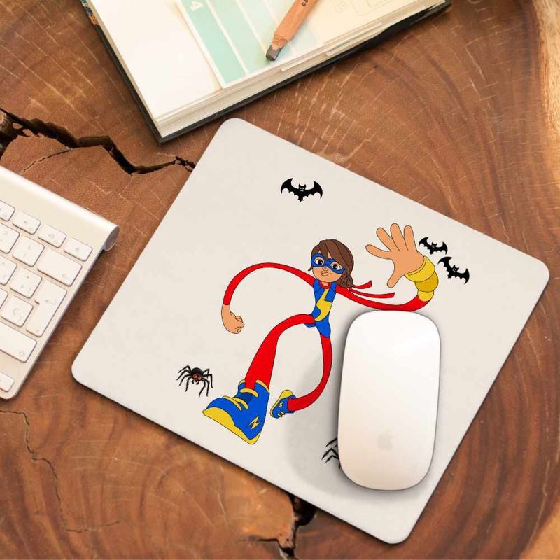 PC, gaming si accesorii - Periferice PC - Mousepad - Mousepad Ms Marvel Paienjenel Spidey CoolTrend, 21x19cm - Infinity.ro