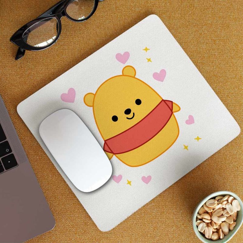 PC, gaming si accesorii - Periferice PC - Mousepad - Mousepad Squishmallows Winnie the Pooh Ursulet CoolTrend, 21x19cm - Infinity.ro
