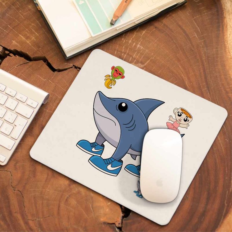 PC, gaming si accesorii - Periferice PC - Mousepad - Mousepad Tralalero Tralala Italian Brain rot Brainrot CoolTrend, 21x19cm - Infinity.ro