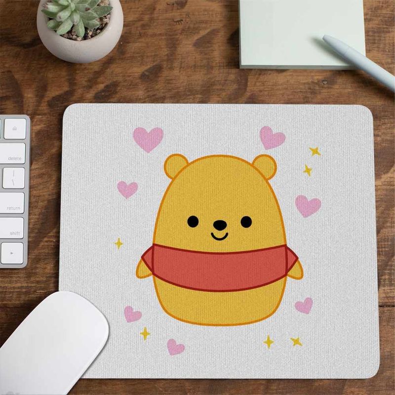 PC, gaming si accesorii - Periferice PC - Mousepad - Mousepad Squishmallows Winnie the Pooh Ursulet CoolTrend, 21x19cm - Infinity.ro