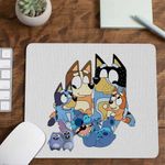 PC, gaming si accesorii - Periferice PC - Mousepad - Mousepad Bluey Family Stitch Stich Bingo CoolTrend, 21x19cm - Infinity.ro