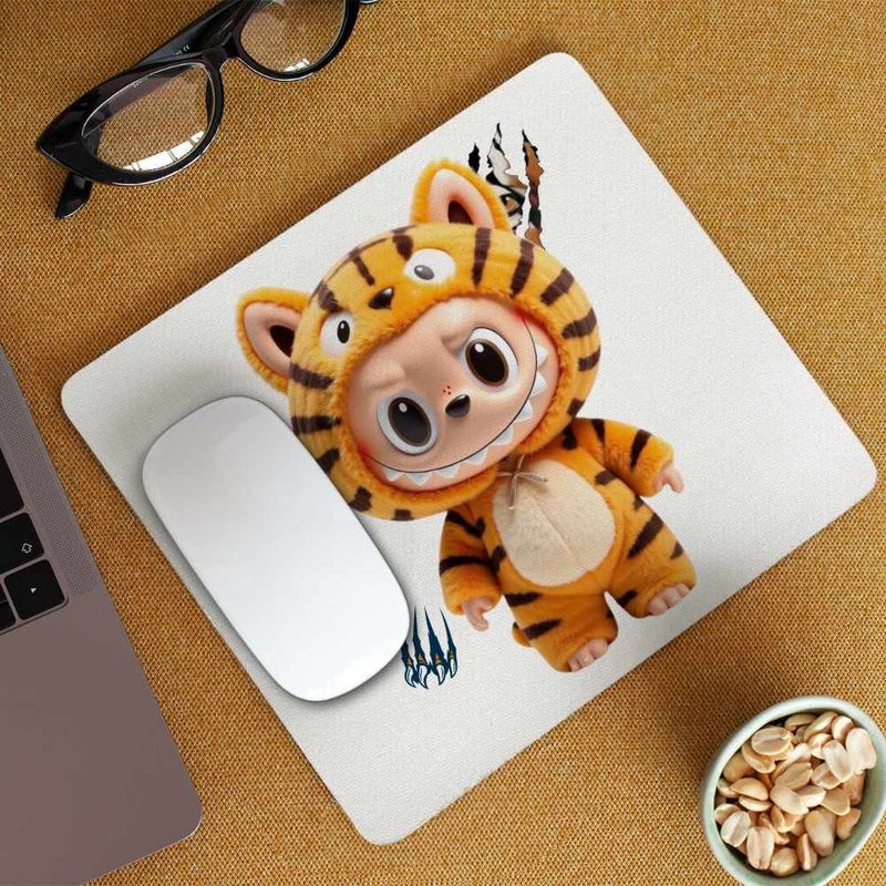 PC, gaming si accesorii - Periferice PC - Mousepad - Mousepad Labubu Tigru Jungla CoolTrend, 21x19cm - Infinity.ro
