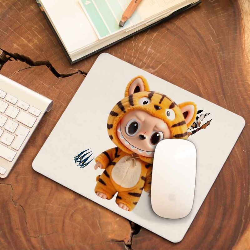 PC, gaming si accesorii - Periferice PC - Mousepad - Mousepad Labubu Tigru Jungla CoolTrend, 21x19cm - Infinity.ro