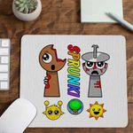PC, gaming si accesorii - Periferice PC - Mousepad - Mousepad Sprunki Horror Theme CoolTrend, 21x19cm - Infinity.ro