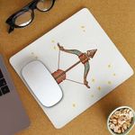 PC, gaming si accesorii - Periferice PC - Mousepad - Mousepad Sagetator Zodiac Horoscop Sagittarius Mandala Astrologie CoolTrend, 21x19cm - Infinity.ro