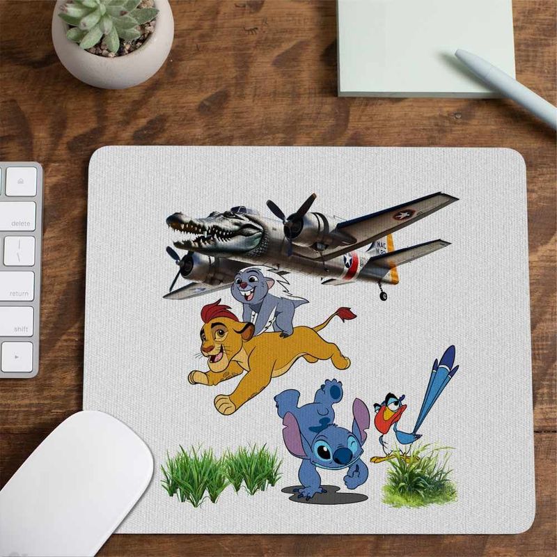 PC, gaming si accesorii - Periferice PC - Mousepad - Mousepad Bombardiro Crocodilo Garda Felina Meme CoolTrend, 21x19cm - Infinity.ro