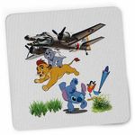 PC, gaming si accesorii - Periferice PC - Mousepad - Mousepad Bombardiro Crocodilo Garda Felina Meme CoolTrend, 21x19cm - Infinity.ro