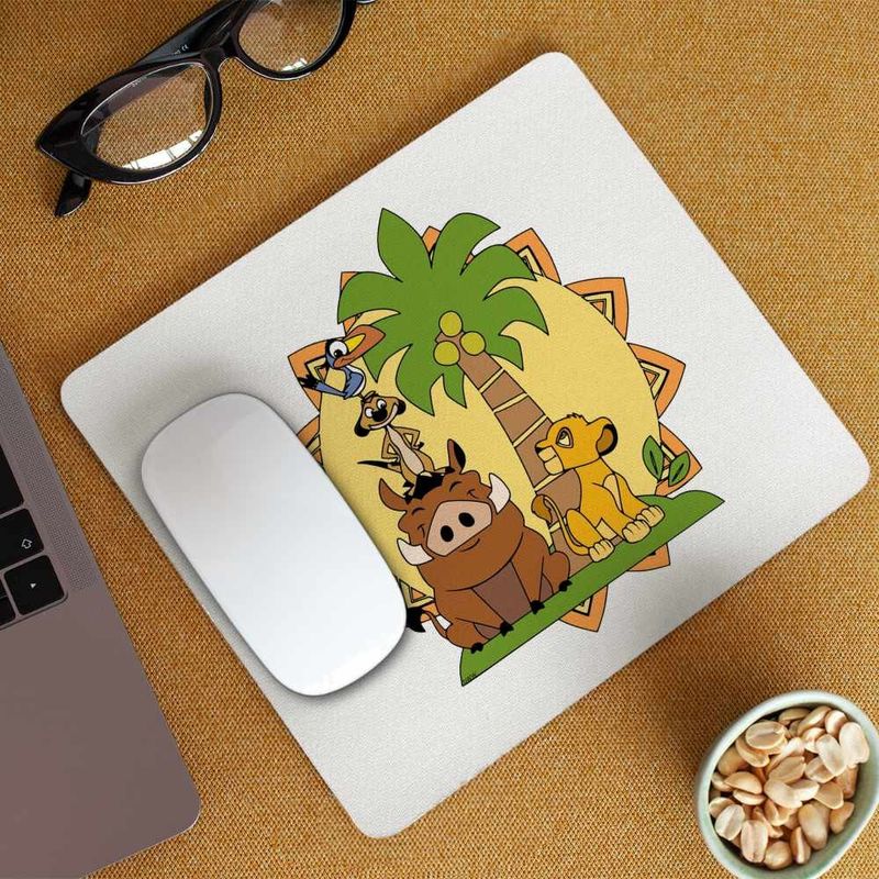 PC, gaming si accesorii - Periferice PC - Mousepad - Mousepad Timon Pumba Simba Regele Leu CoolTrend, 21x19cm - Infinity.ro