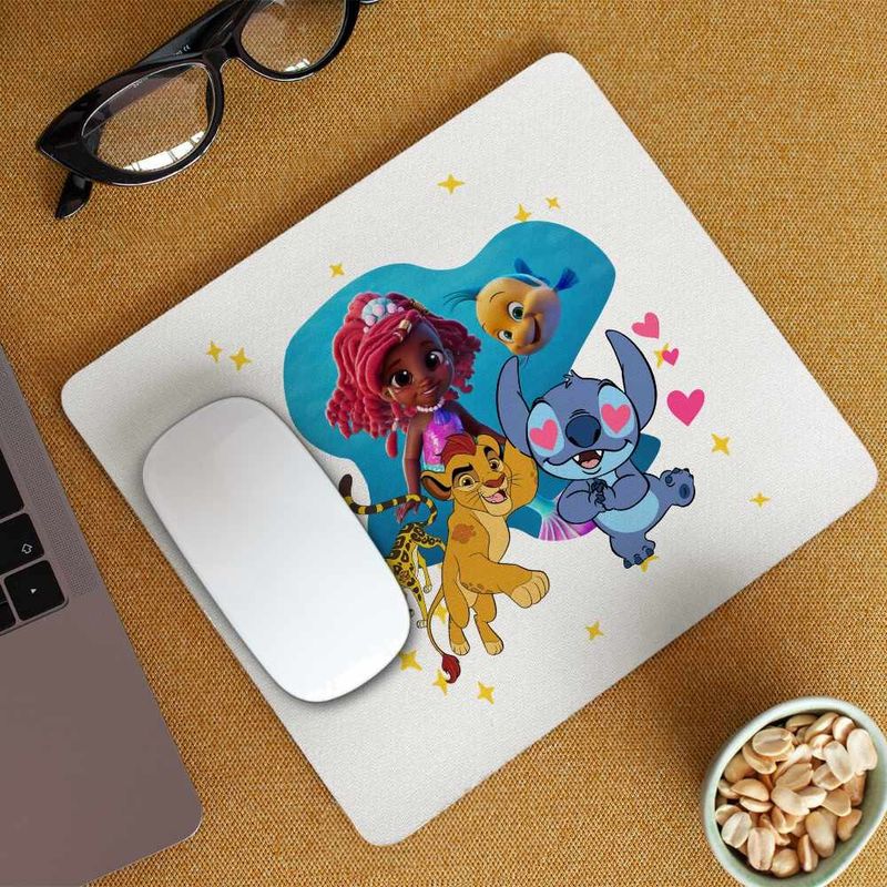 PC, gaming si accesorii - Periferice PC - Mousepad - Mousepad Ariel Stitch Garda Felina Fuli Kion CoolTrend, 21x19cm - Infinity.ro