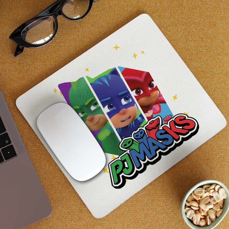PC, gaming si accesorii - Periferice PC - Mousepad - Mousepad Eroi in Pijamale PJ Masks Team CoolTrend, 21x19cm - Infinity.ro