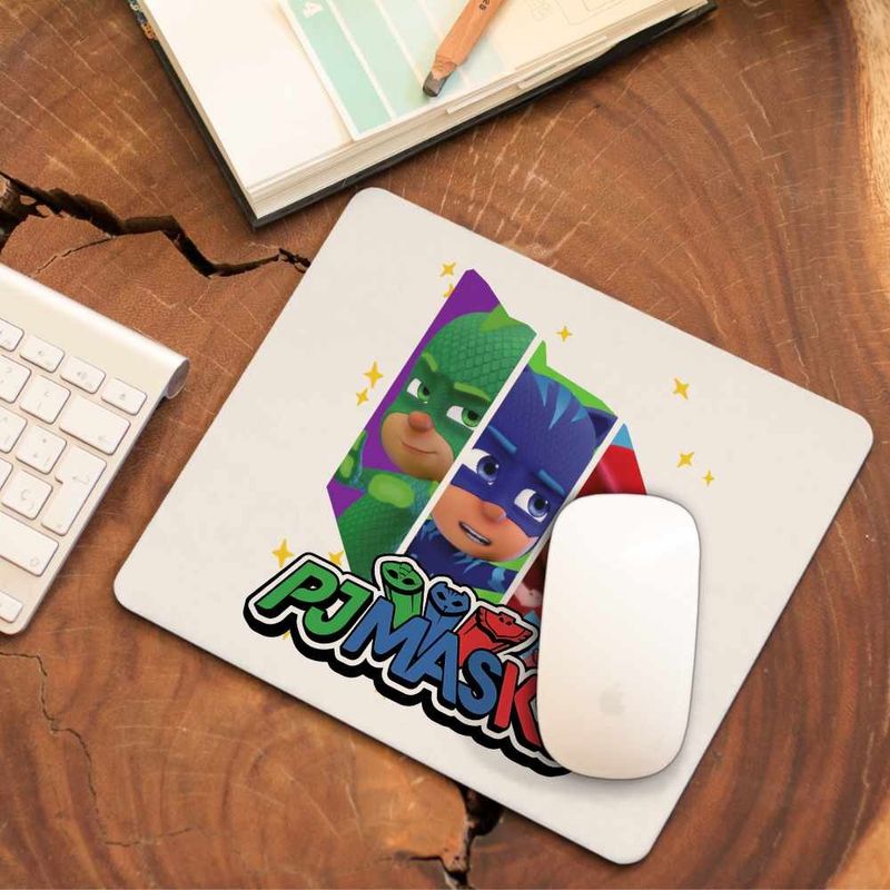 PC, gaming si accesorii - Periferice PC - Mousepad - Mousepad Eroi in Pijamale PJ Masks Team CoolTrend, 21x19cm - Infinity.ro