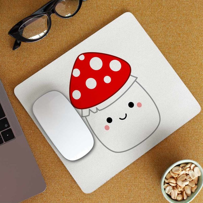 PC, gaming si accesorii - Periferice PC - Mousepad - Mousepad Squishmallows Ciuperca Mario CoolTrend, 21x19cm - Infinity.ro