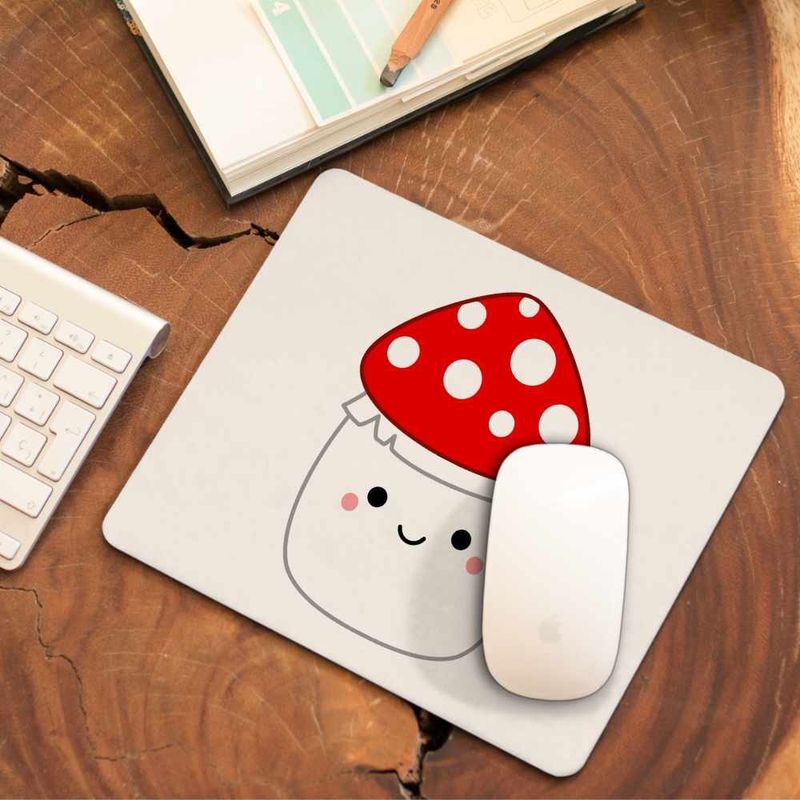 PC, gaming si accesorii - Periferice PC - Mousepad - Mousepad Squishmallows Ciuperca Mario CoolTrend, 21x19cm - Infinity.ro