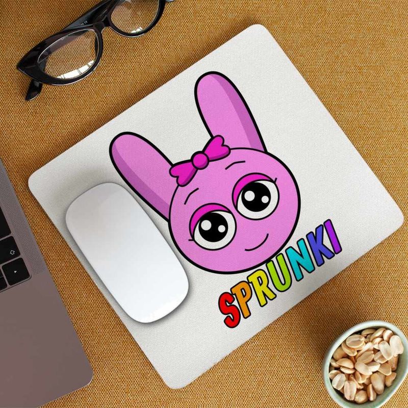 PC, gaming si accesorii - Periferice PC - Mousepad - Mousepad Sprunki Game Pink Music Game CoolTrend, 21x19cm - Infinity.ro