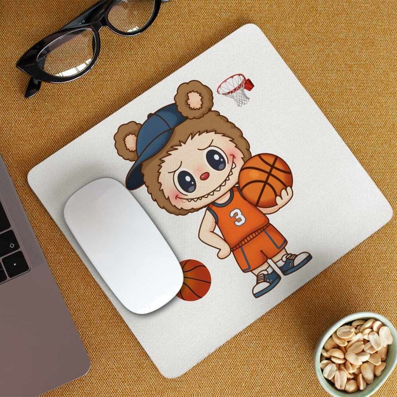 PC, gaming si accesorii - Periferice PC - Mousepad - Mousepad Labubu Basketball Baschet CoolTrend, 21x19cm - Infinity.ro