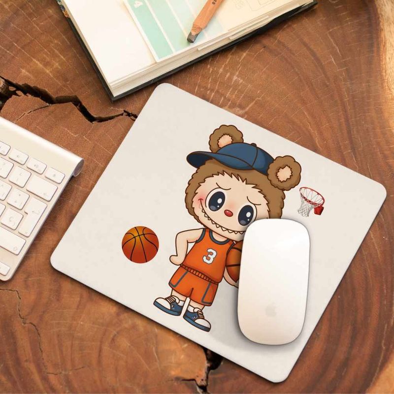 PC, gaming si accesorii - Periferice PC - Mousepad - Mousepad Labubu Basketball Baschet CoolTrend, 21x19cm - Infinity.ro