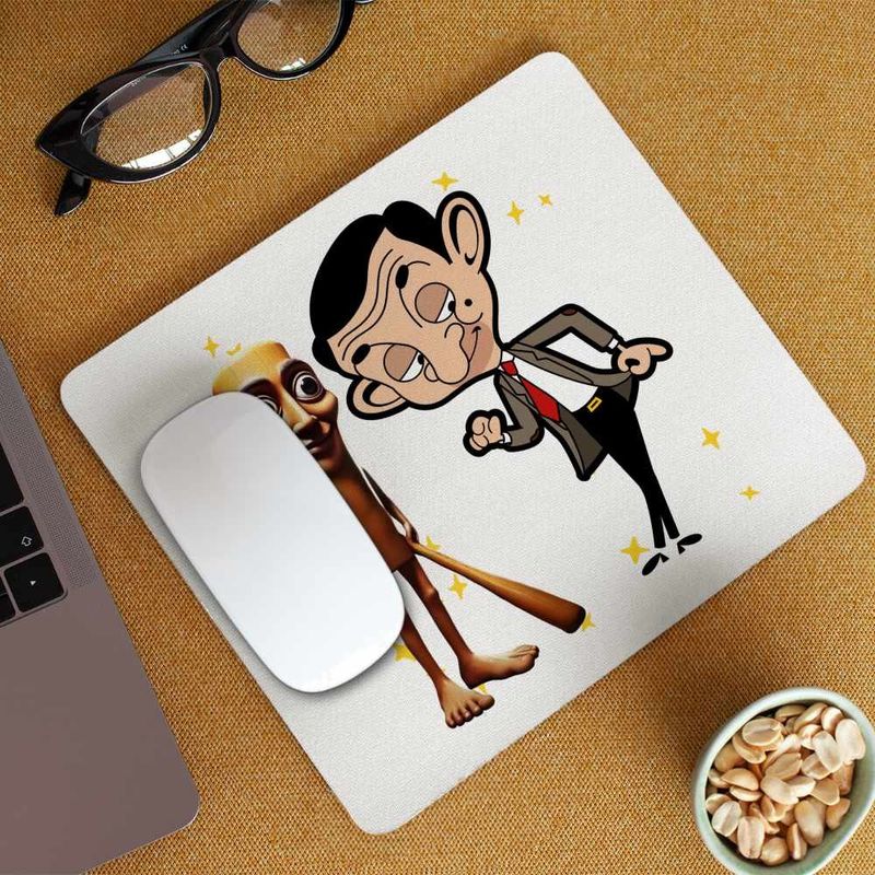 PC, gaming si accesorii - Periferice PC - Mousepad - Mousepad Mr Bean Tung Tung Sahur CoolTrend, 21x19cm - Infinity.ro