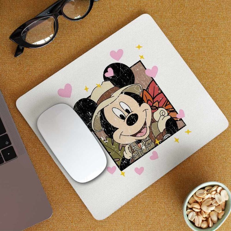 PC, gaming si accesorii - Periferice PC - Mousepad - Mousepad Mickey Mouse Safari Get Wild CoolTrend, 21x19cm - Infinity.ro
