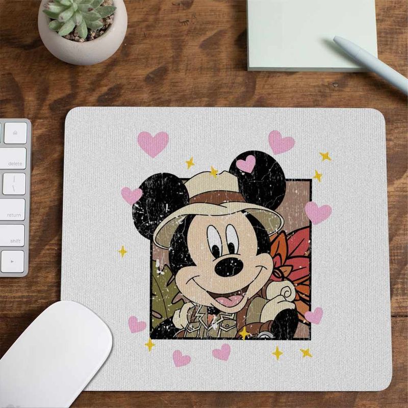 PC, gaming si accesorii - Periferice PC - Mousepad - Mousepad Mickey Mouse Safari Get Wild CoolTrend, 21x19cm - Infinity.ro