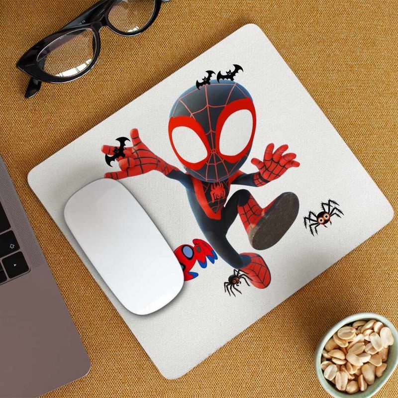 PC, gaming si accesorii - Periferice PC - Mousepad - Mousepad Spin Miles Morales Marvel CoolTrend, 21x19cm - Infinity.ro