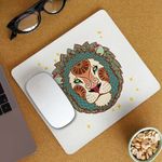 PC, gaming si accesorii - Periferice PC - Mousepad - Mousepad Leu Zodiac Horoscop Leo Mandala Astrologie CoolTrend, 21x19cm - Infinity.ro
