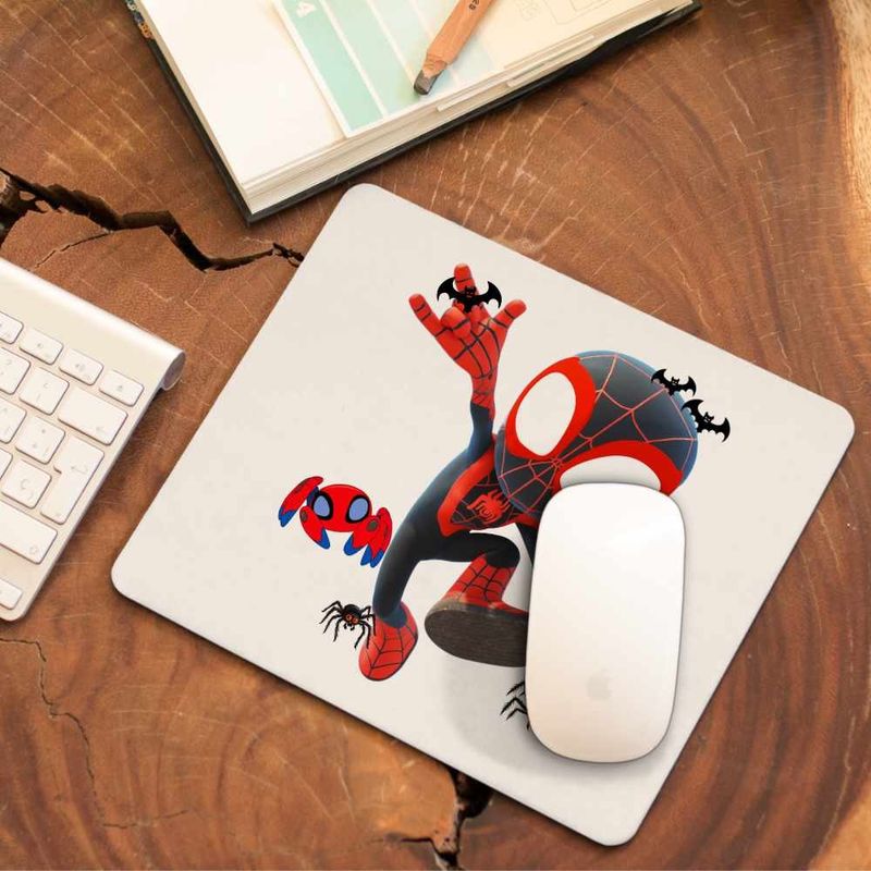PC, gaming si accesorii - Periferice PC - Mousepad - Mousepad Spin Miles Morales Marvel CoolTrend, 21x19cm - Infinity.ro