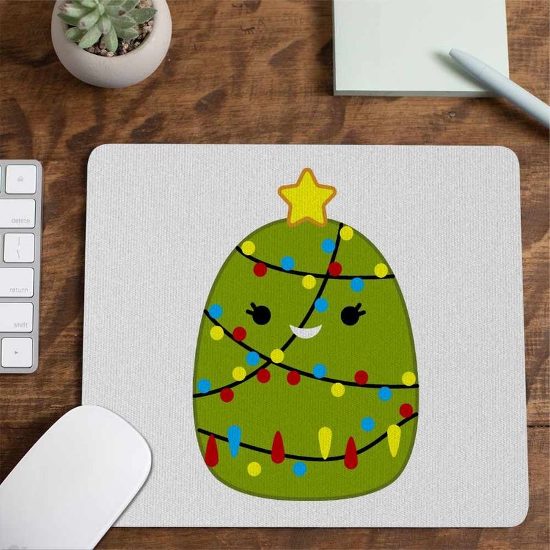 PC, gaming si accesorii - Periferice PC - Mousepad - Mousepad Squishmallows Brad Craciun Decembrie CoolTrend, 21x19cm - Infinity.ro